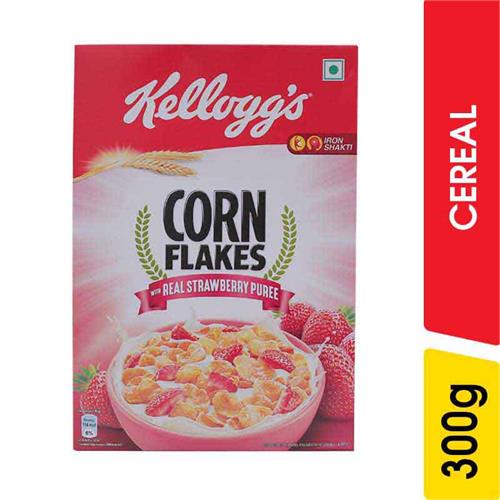 Kelloggs Strawberry Corn Flakes - 300.00 g