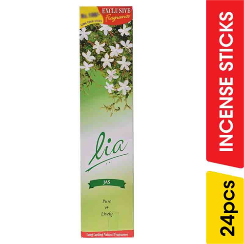 Lia Incense Sticks, Jasmine - 24.00 pcs