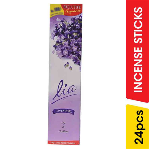 Lia Incense Sticks, Lavenderz - 24.00 pcs