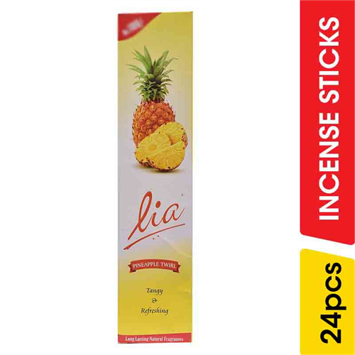 Lia Incense Sticks, Pineapple Twirl - 24.00 pcs