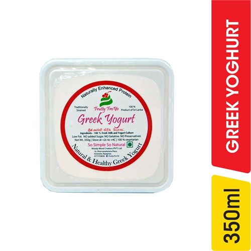 Frutty Fro Greek Yoghurt - 350.00 ml