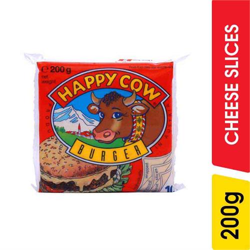 Happy Cow Burger Cheese Slices - 200.00 g