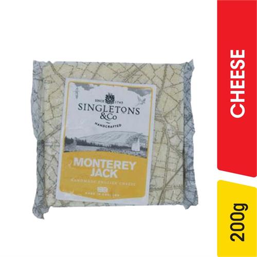 Singletons Monterey Jack Cheese - 200.00 g