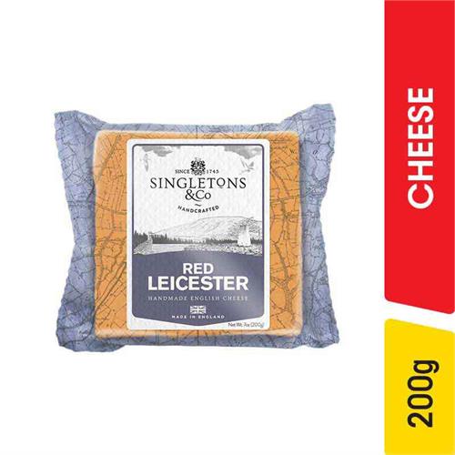 Singletons Oak Smoked Cheddar Cheese - 200.00 g