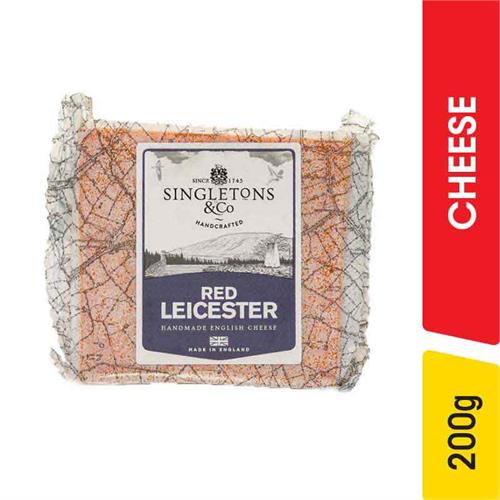 Singletons Red Leicester Cheese - 200.00 g