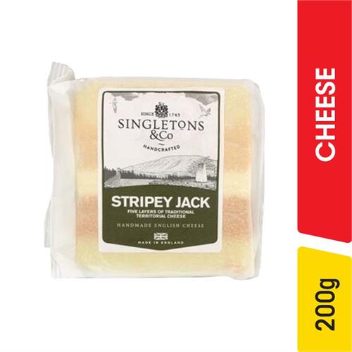 Singletons Stripey Jack Cheese - 200.00 g