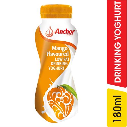 Anchor Drinking Yoghurt Low Fat Mango Passion - 180.00 ml