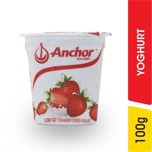 Anchor Lowfat Strawberry Yoghurt - 100.00 g