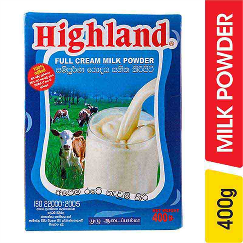 Highland Full Cream Milk Powder - 400.00 g