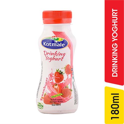 Kotmale Drinking Yoghurt Strawberry - 180.00 ml