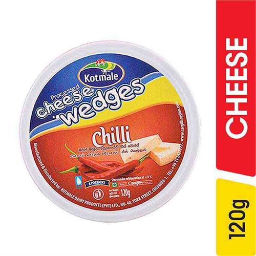 Kotmale Processed Cheese Wedges Chilli - 120.00 g