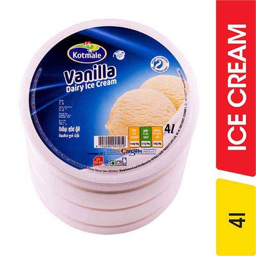 Kotmale Vanilla Ice Cream - 4.00 l