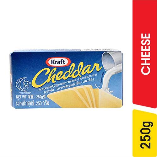 Kraft Processed Cheddar Cheese - 250.00 g