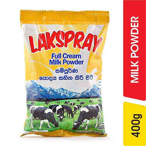 Lakspray Full Cream Milk Powder Pouch - 400.00 g