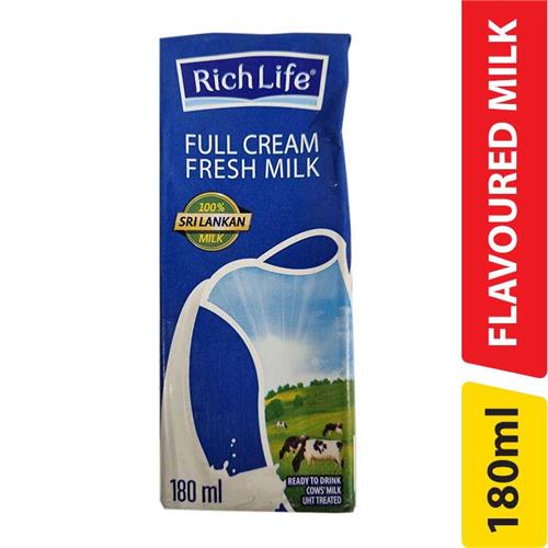 Richlife Full Cream Fresh Milk - 180.00 ml