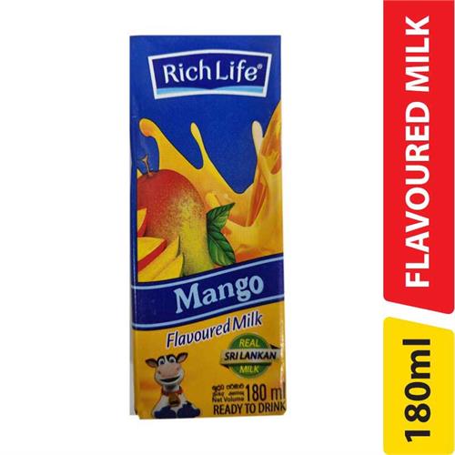 Richlife Mango Flavoured Milk - 180.00 ml