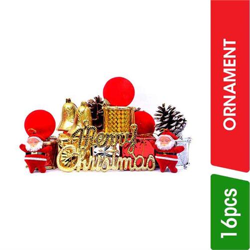 Christmas Decoration Ornaments - 16.00 pcs