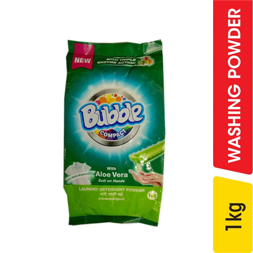 Bubble Compact Washing Powder With Aloe Vera - 1.00 Kg