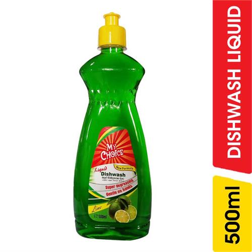 My Choice Dishwash liquid Lime - 500.00 ml