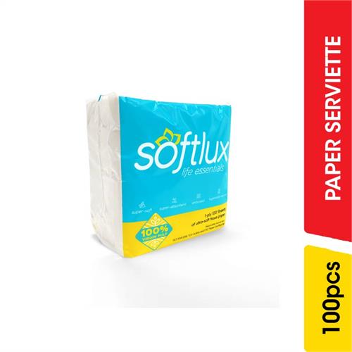 Softlux Paper Serviette 1PLY - 100.00 pcs