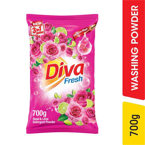 Diva Washing Powder, Rose and Lime - 700.00 g