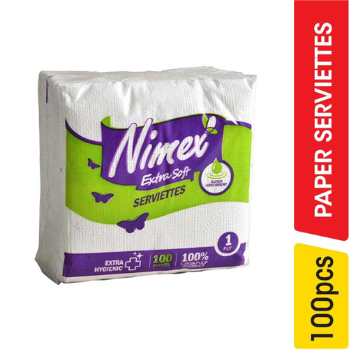 Nimex Paper Serviettes 1 ply - 100.00 pcs