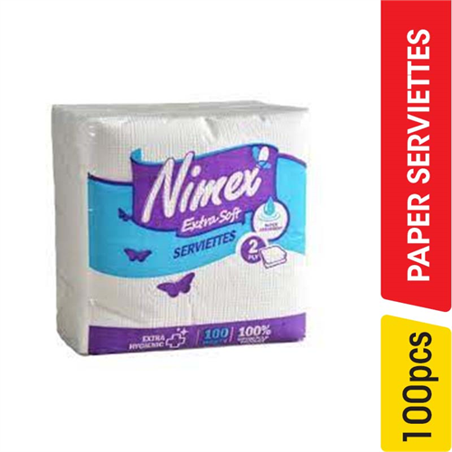 Nimex Paper Serviettes 2 ply - 100.00 pcs