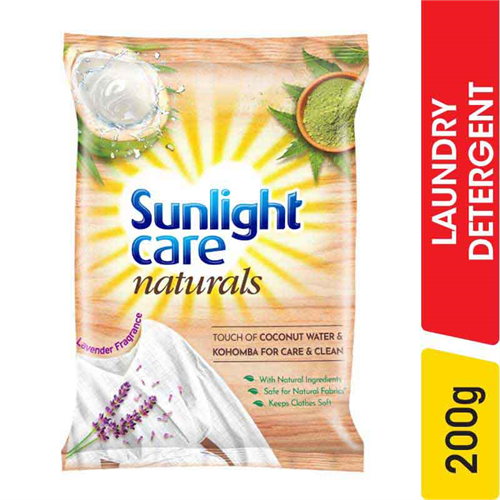 Sunlight Care Naturals Detergent Powder - 200.00 g