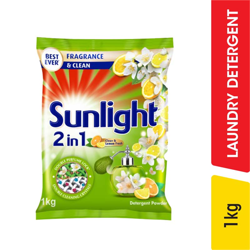 Sunlight Clean & Lemon Fresh Washing Powder - 1.00 kg