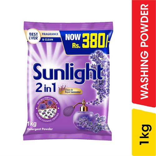 Sunlight Detergent Powder Clean & Royal Lavender - 1.00 kg