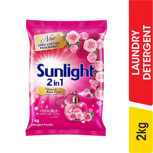 Sunlight Lemon & Rose Detergent Powder - 2.00 kg