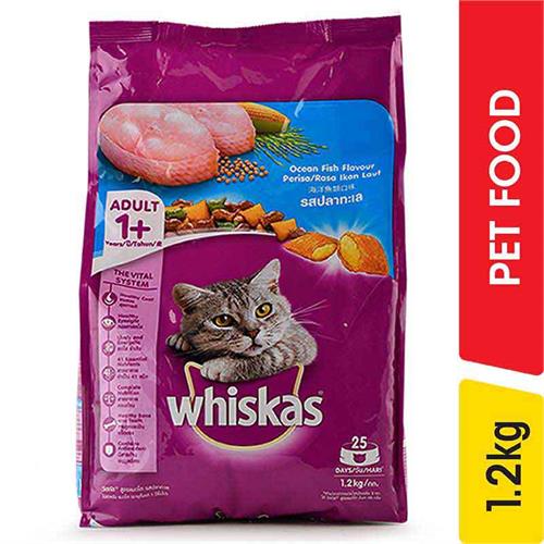 Whiskas Adult Ocean Fish Food - 1.20 kg