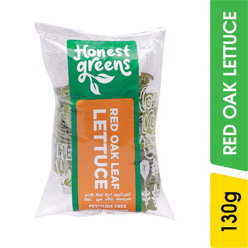 Honest Greens Red Oak Lettuce - 130.00 g