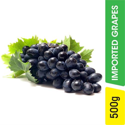 Imported Australian Black Grapes - 500.00 g