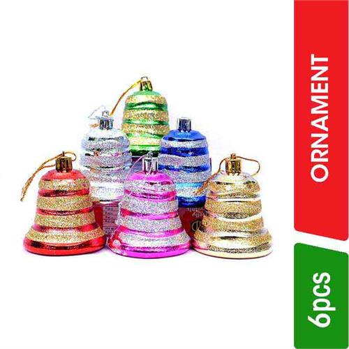 Christmas Decorative Ornament -Bells - 6.00 pcs