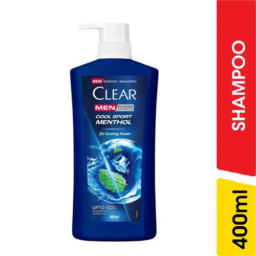Clear Cool Sport Menthol Shampoo - 400.00 ml