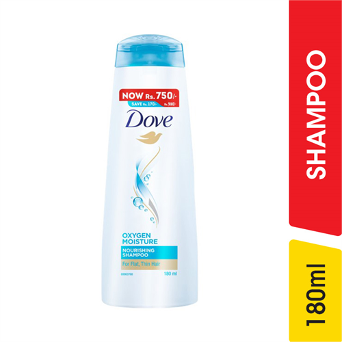 Dove Oxygen Moisture Shampoo - 180.00 ml