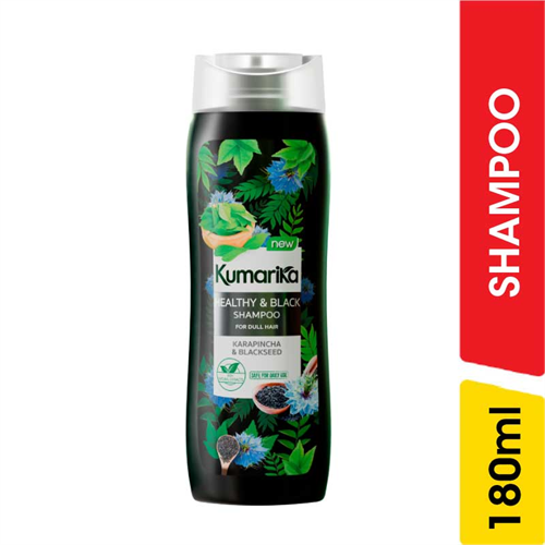 Kumarika Healthy & Black Shampoo Karapincha & BlackSeed - 180.00 ml