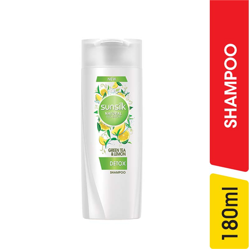 Sunsilk Detox Shampoo Green Tea & Lemon - 180.00 ml