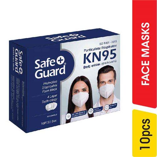 Safe Guard KN95 Face Masks - 10.00 pcs