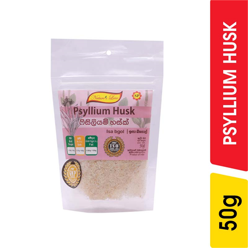 Natures Love Psyllium Husk - 50.00 g