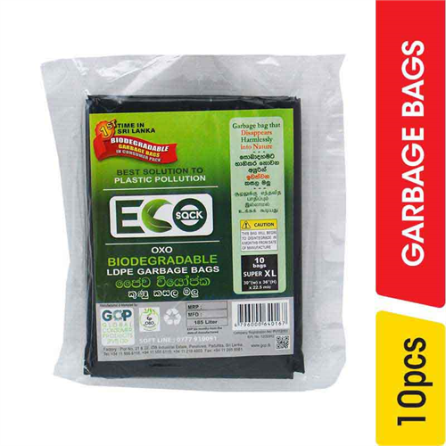 Eco Sack Garbage Bags XL - 10.00 pcs