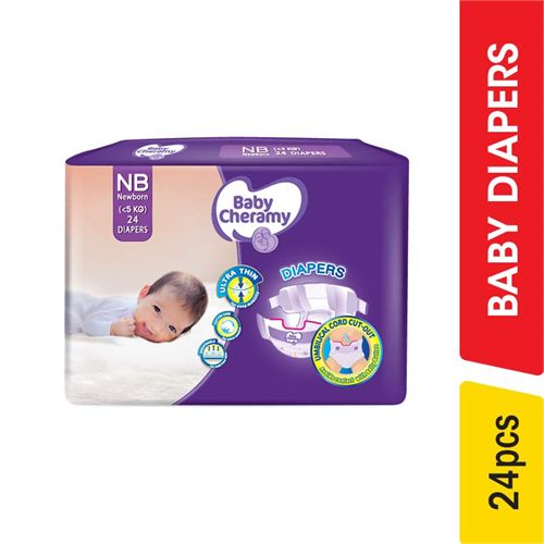Baby Cheramy Diapers Newborn - 24.00 pcs