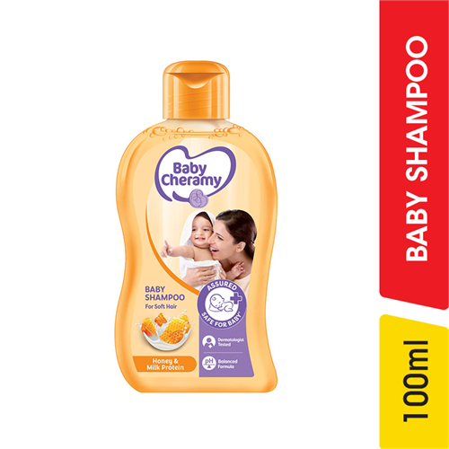 Baby Cheramy Shampoo, Honey & Milk - 100.00 ml