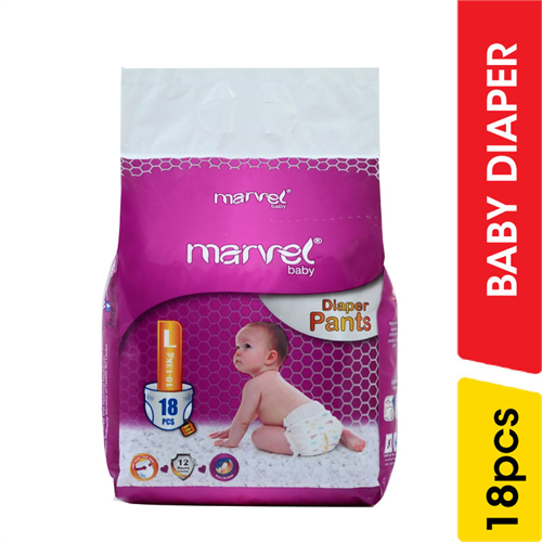 Marvel Baby Diaper Pants L - 18.00 pcs