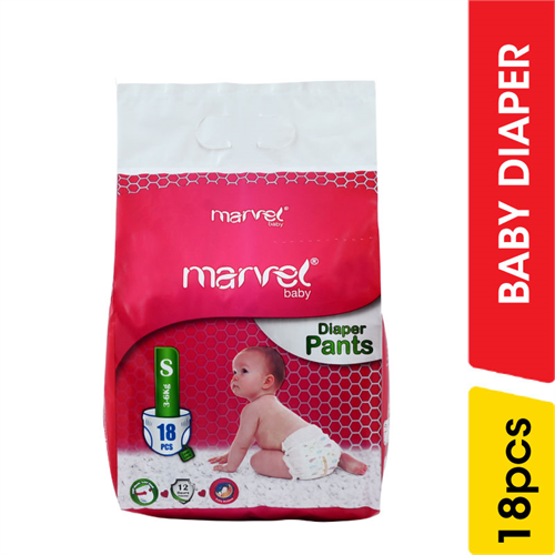 Marvel Baby Diaper Pants S - 18.00 pcs