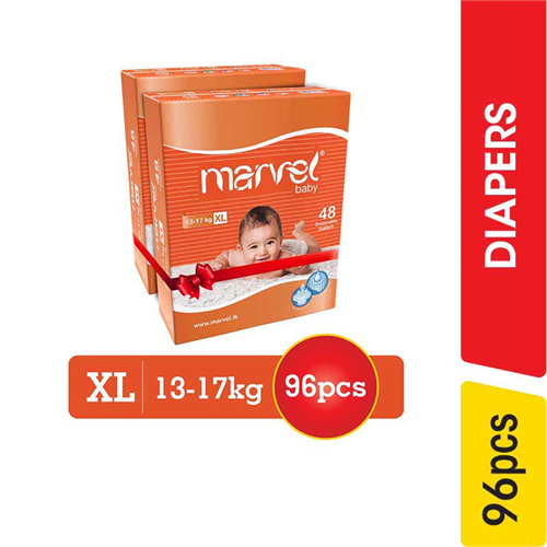 Marvel Baby Diapers, XL - 96.00 pcs