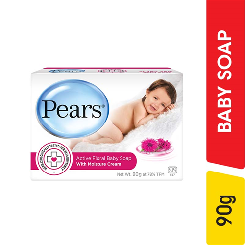Pears Active Floral Baby Soap - 90.00 g