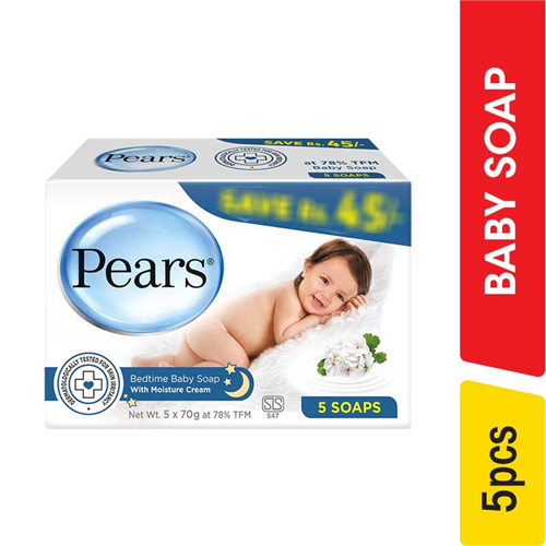 Pears Bedtime Baby Soap Multi pack 70g - 5.00 pcs