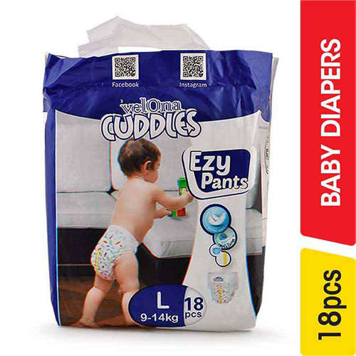 Velona Cuddles Diaper Pants, L - 18.00 pcs